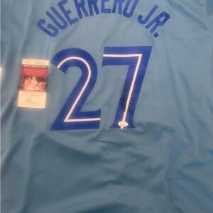 Signed MLB All Star Vladimir Guerrero Jr. authenticated jersey